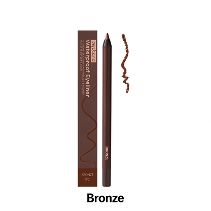 Eyeliner Pencil, 24 HR Waterproof Eyeliner Duo Sharpenable Eye Pencil