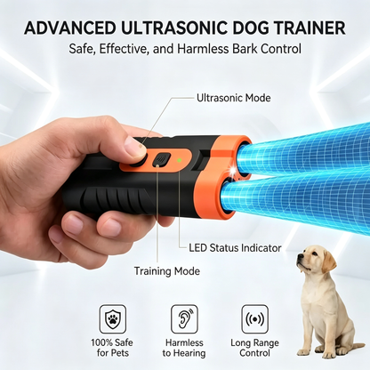 2-In-1 Dog Barking Deterrent Training Tool, Safe Behavior Correction