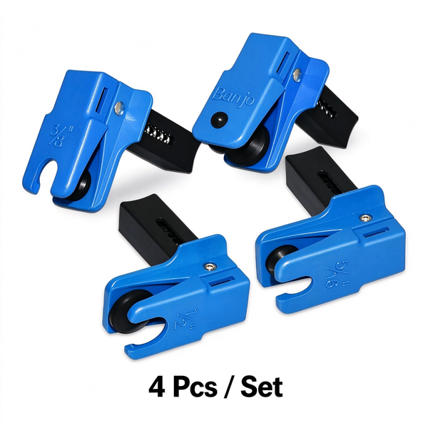 4-Count Car Brake Oil Pipe Plug & Nozzle Clamp,  Oil Change Accessory Kit