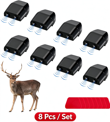 4 PCS Deer Whistles for Car, Universal Deer Horn with Rubber Pads