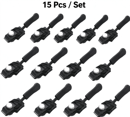 15Pcs Zipper Repair Tool | 3 Sizes, Replace Zippers Without Tools