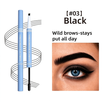 2-in-1 Waterproof Micro-Fork Brow Pen & Tinted Gel Makeups