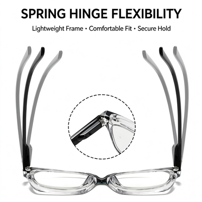 Universal Anti-fog Reading Glasses - Classic Thick Square