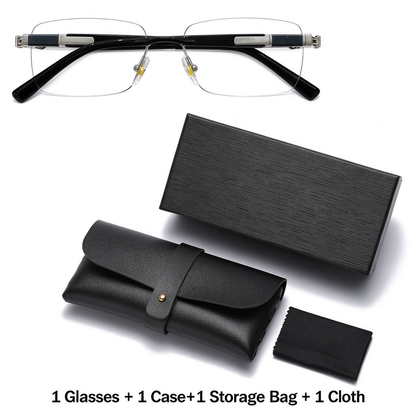 Universal Photochromic Reading Glasses Set - Includes Storage Case