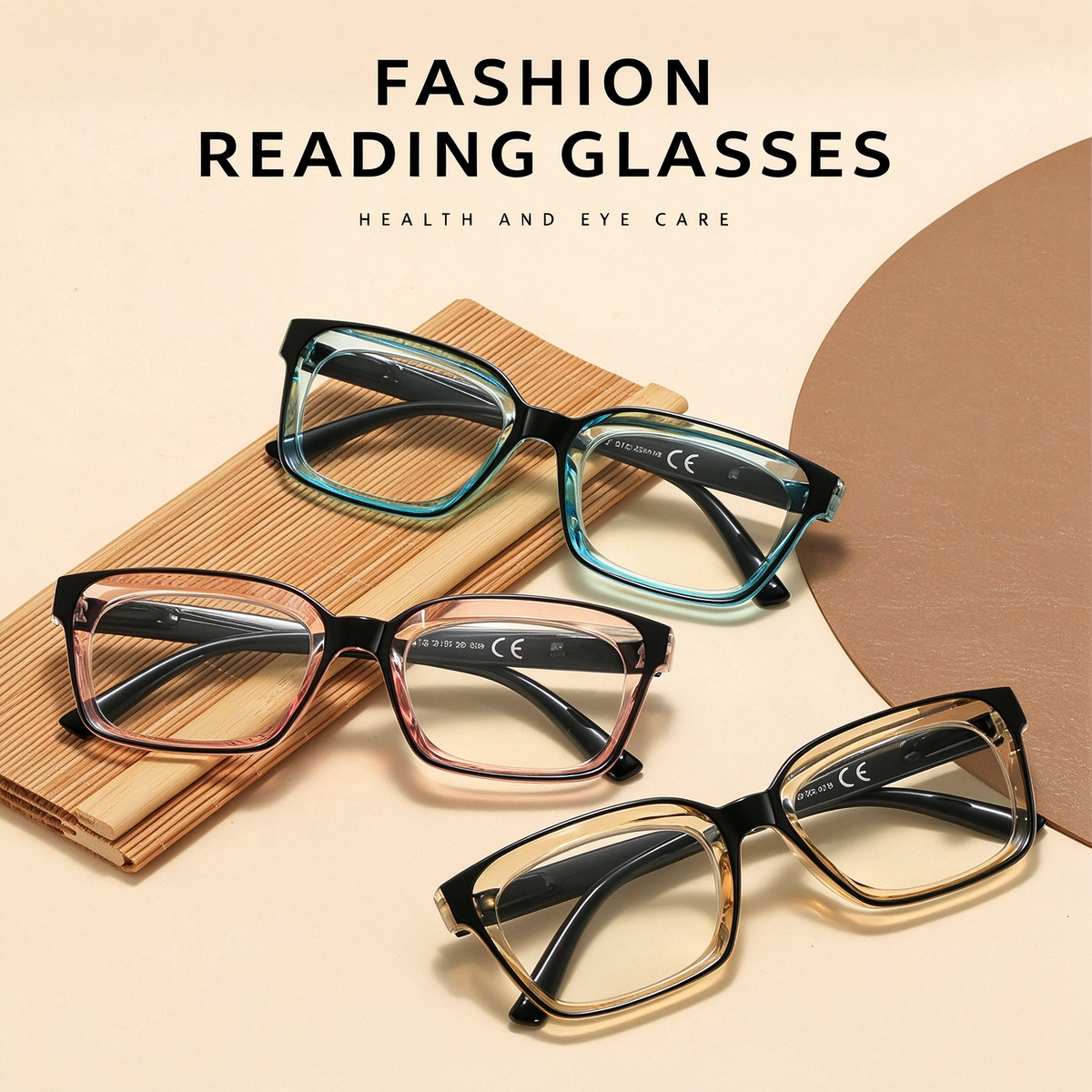 Universal Anti-fog Reading Glasses - Classic Thick Square