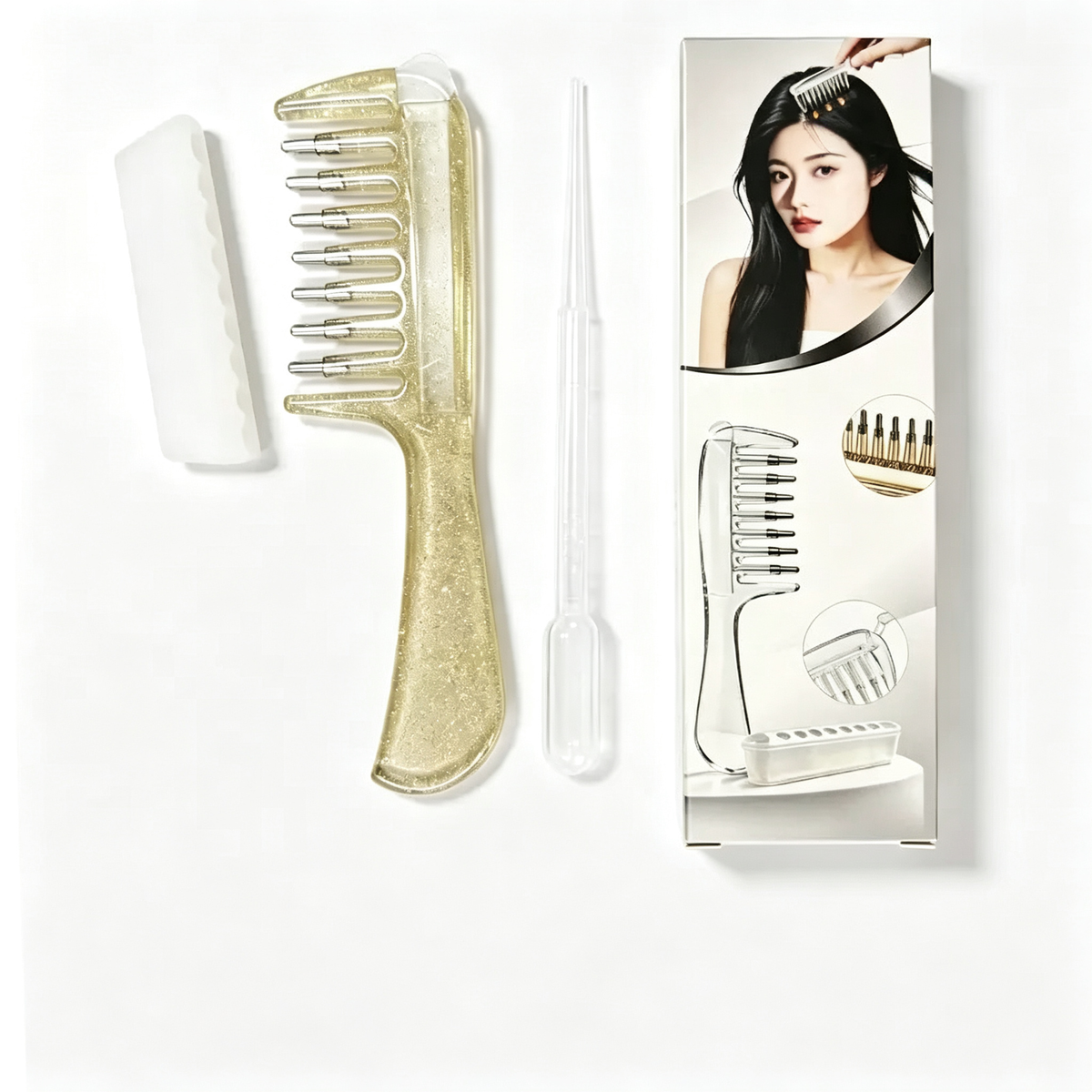 Scalp Liquid Applicator Comb -Hair Root Oil Massage Tool