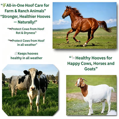 Horse Hoof Care Cream—Livestock Hoof Care—Suitable For Cattle, Horses, And Sheep