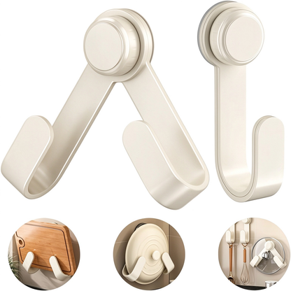 Wall-Mounted Adjustable Pot Lid Rack – No-Drill Space-Saving