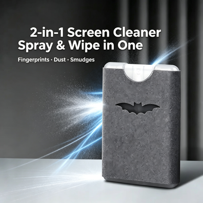 2 Pack Portable Screen Cleaner Spray with Microfiber Cloth