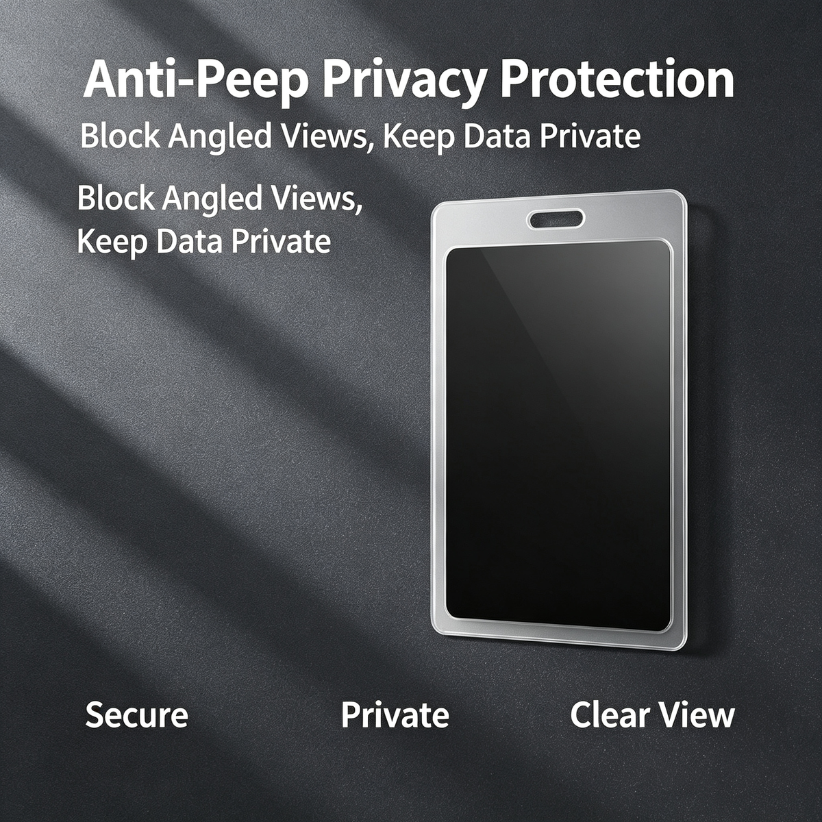 Anti-Spy Privacy Card Sleeve, Protective Card Holder with Privacy Film-10 Pcs