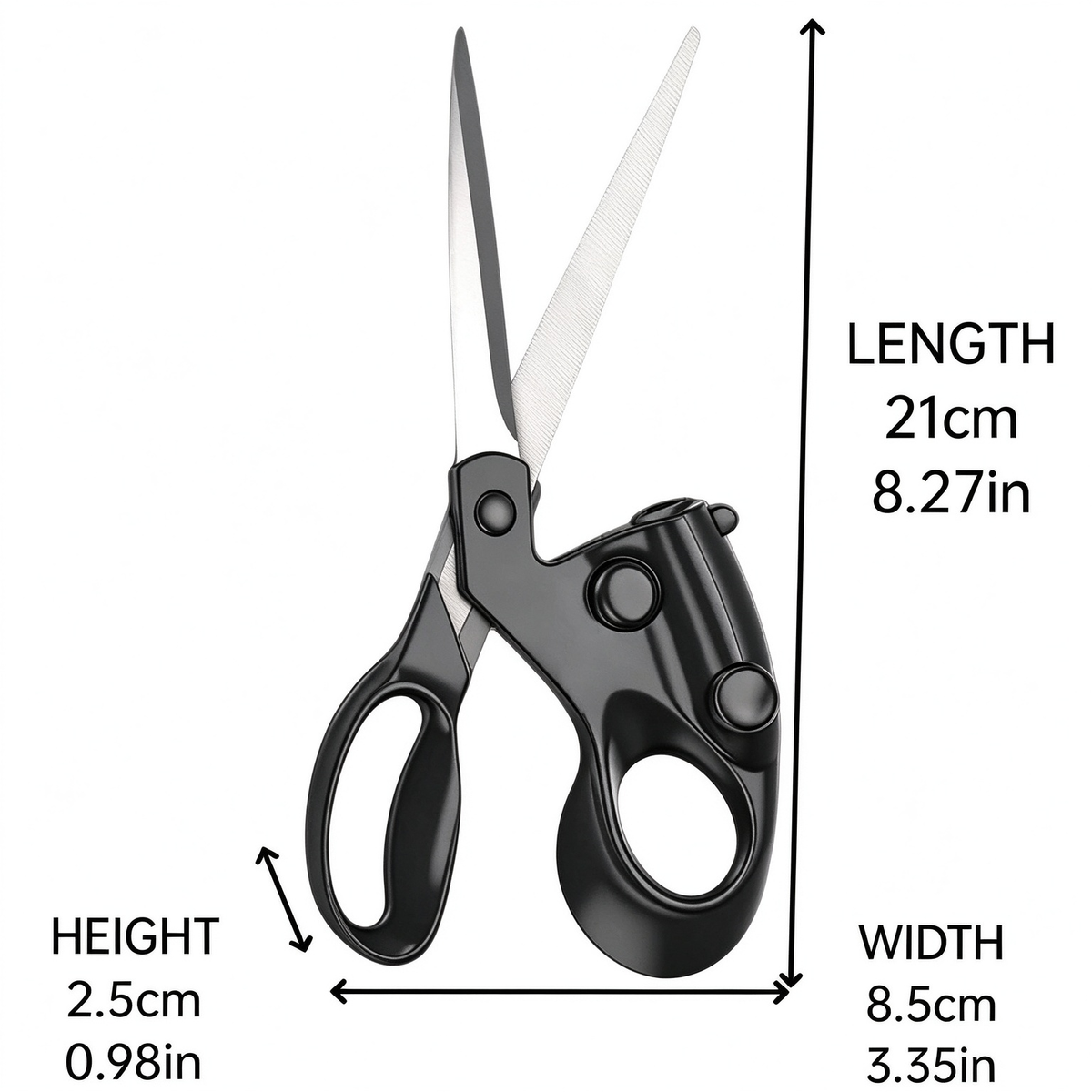 Laser Guided Scissors, Stainless Steel Sewing Shears