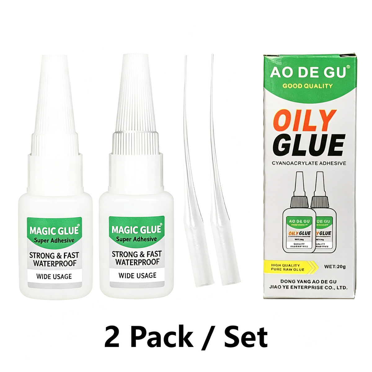 Magic Fast-Setting Super Glue, Waterproof Strong Adhesive