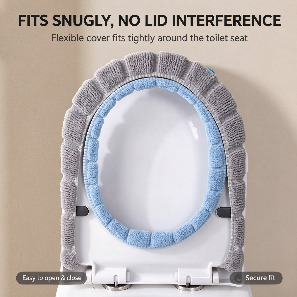 2026 New Lightweight Washable Soft Toilet Seat Cushion-4 Pack