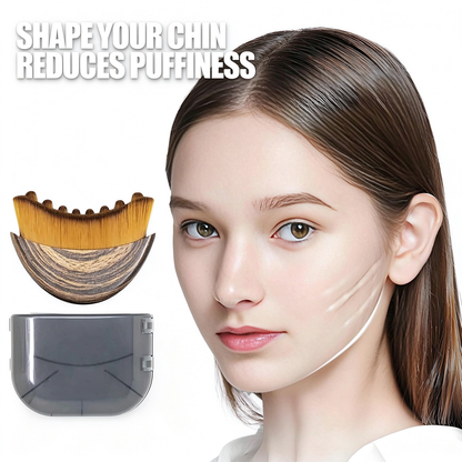 2Pack Lymphatic Contour Face Brush - Double Chin Reducer & Lymphatic Drainage