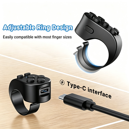 Wireless Remote Control Page Turner - Mobile Phone Video Scroller