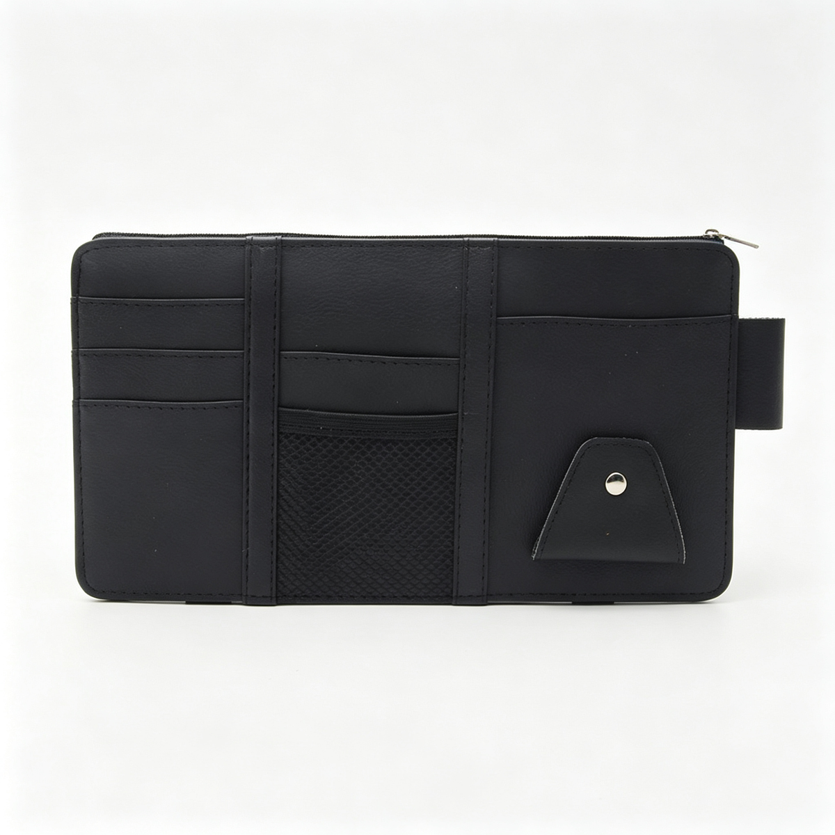 Car Sun Visor Organizer, Auto Car Interior Leather Accessories Storage Pocket