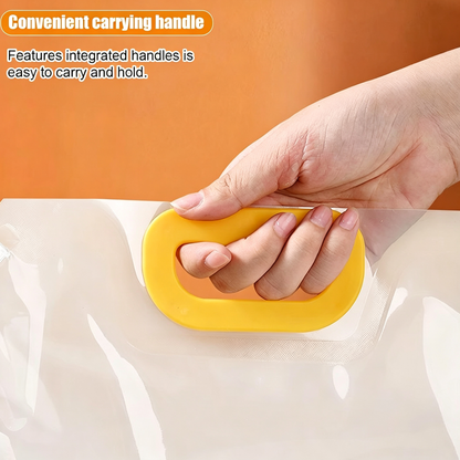 5 Pack Reusable Food Storage Bags, Leakproof & Moisture-Resistant Pouches