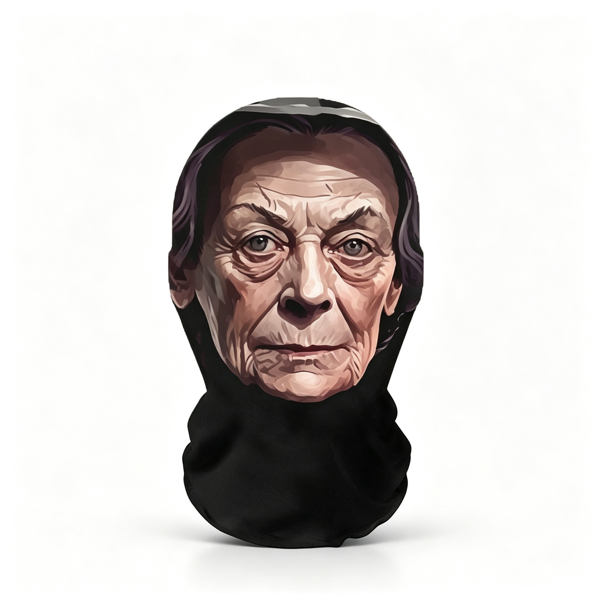Halloween Full-Head Breathable Transparent Face Mask