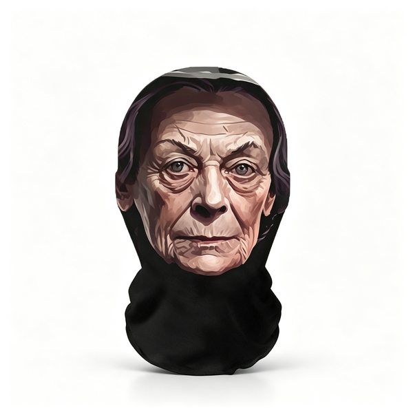 Halloween Full-Head Breathable Transparent Face Mask