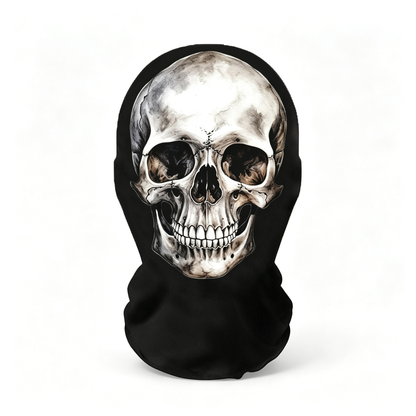 Halloween Full-Head Breathable Transparent Face Mask