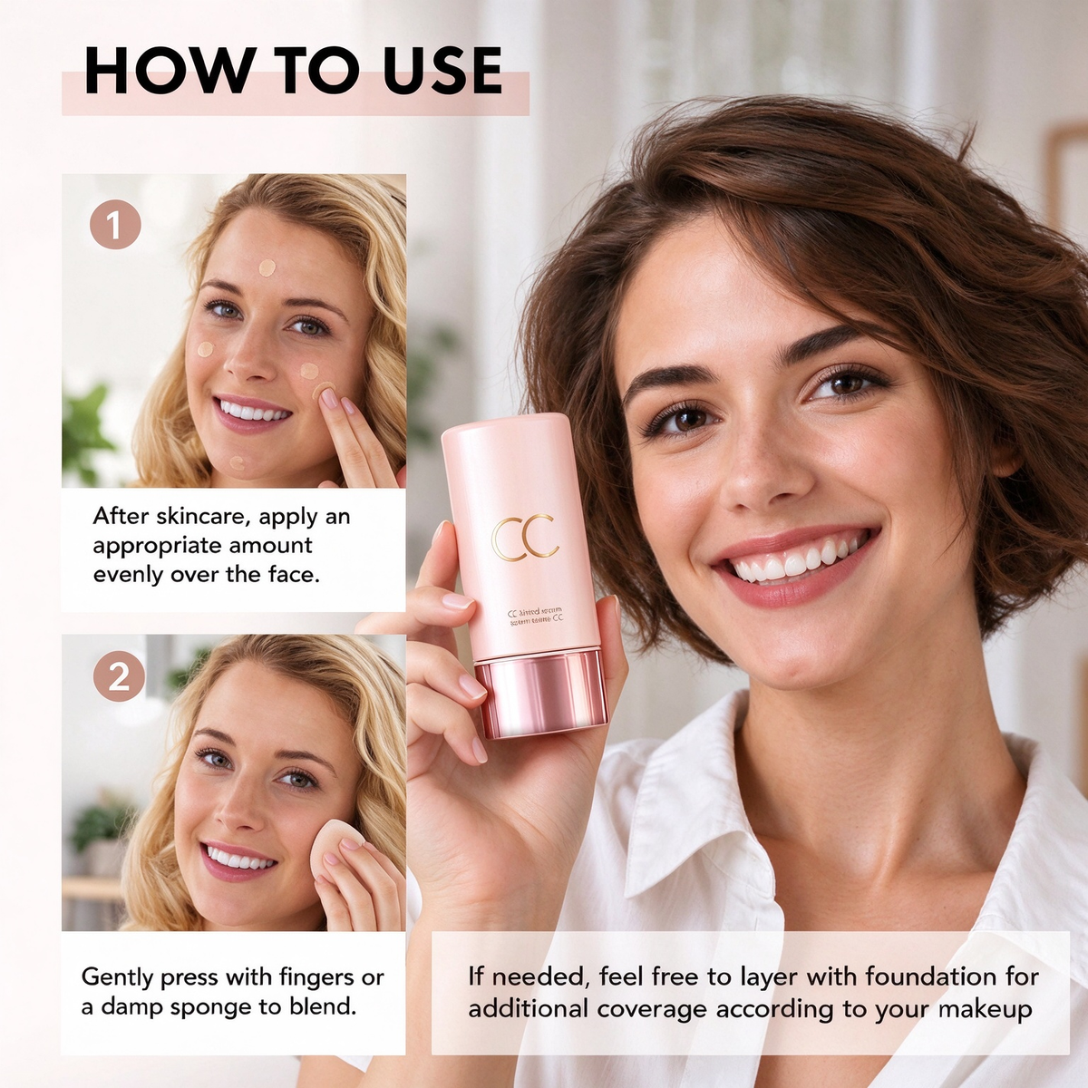 CC Tinted Serum for a Natural, Healthy Complexion