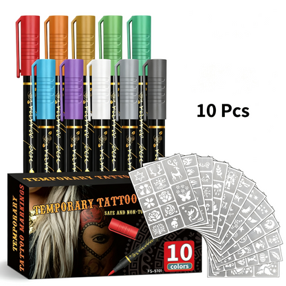 Cosmetic Grade Temporary Tattoo Markers For Skin