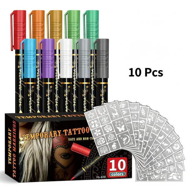 Cosmetic Grade Temporary Tattoo Markers For Skin