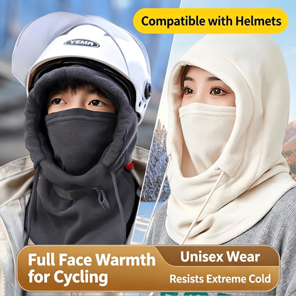 Unisex Adult Solid Color Winter Warm Sports Gear Set