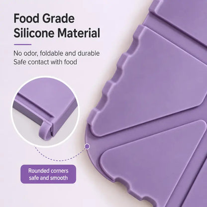 Foldable Magnetic Silicone Trivet & Pot Holder, Kitchen Heat Resistant Mat