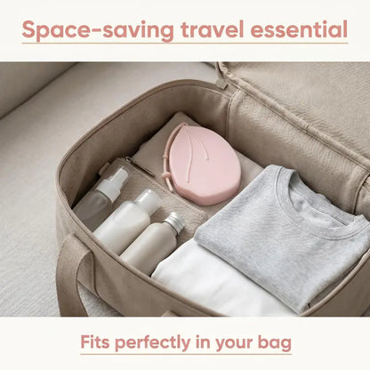 Peach-Shaped Double-Layer Portable Soap Sheet Holder