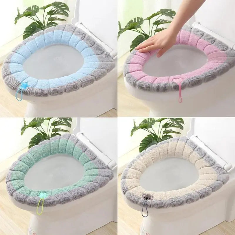 2026 New Lightweight Washable Soft Toilet Seat Cushion-4 Pack