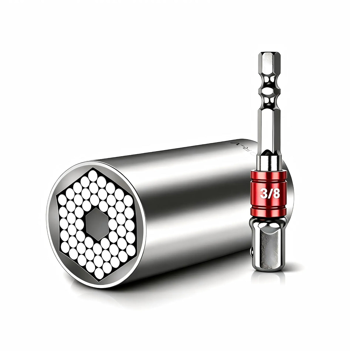 Socket Wrench Set With Drill Adapter 7-19 mm-Universal Socket Tools