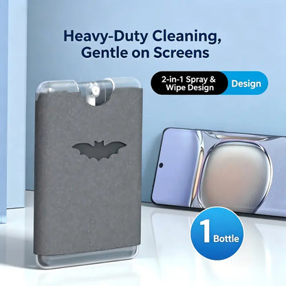 2 Pack Portable Screen Cleaner Spray with Microfiber Cloth