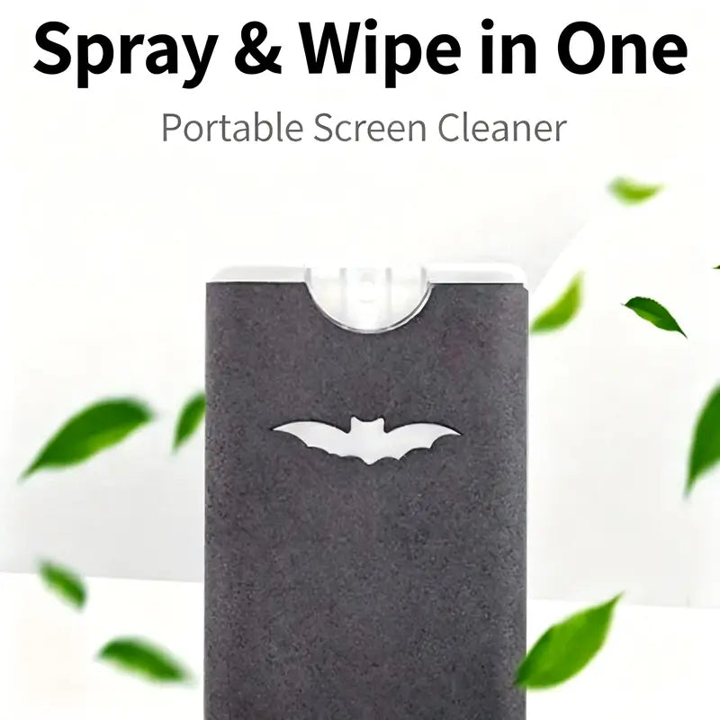 2 Pack Portable Screen Cleaner Spray with Microfiber Cloth