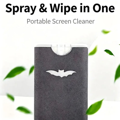 2 Pack Portable Screen Cleaner Spray with Microfiber Cloth