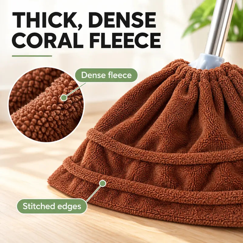 3Pack Reusable Microfiber Broom Covers