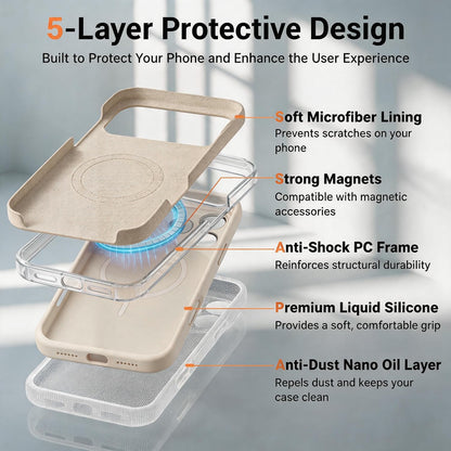 Silicone Case for iPhone with Grip Stand