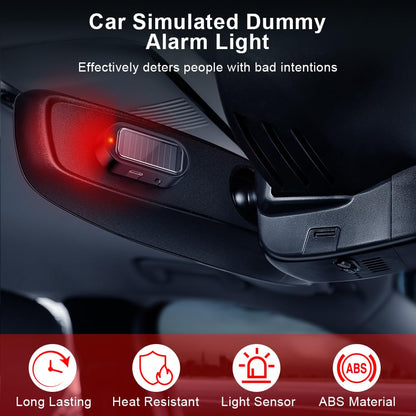 Car Solar Power Simulated Dummy Alarm