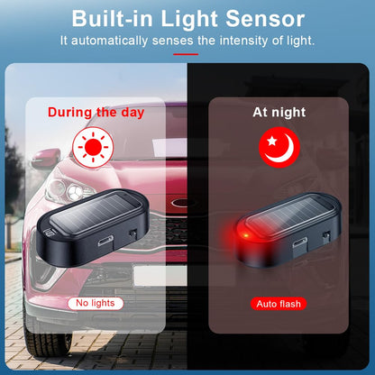 Car Solar Power Simulated Dummy Alarm